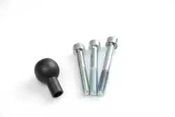 1"" Kugel für M8-Gewinde. Für RAM Arm. Schwarz.