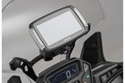 Navi-Halter an Rohr Ø 10/12 mm. Schwarz.