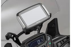 Navi-Halter an Rohr Ø 10/12 mm. Schwarz.
