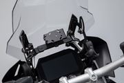 Navi-Halter im Cockpit. Schwarz. BMW R 1200 GS (12-18), R 1250 GS (18-).