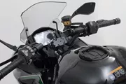 Navi-Halter am Lenker. Schwarz. Kawasaki Z1000SX, Ninja 1000SX,1100SX/SE.