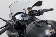 Navi-Halter am Lenker. Schwarz. Kawasaki Z1000SX, Ninja 1000SX,1100SX/SE.