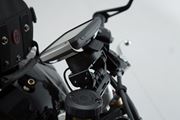Navi-Halter am Lenker. Schwarz. Triumph Speed Triple 1050 (10-).