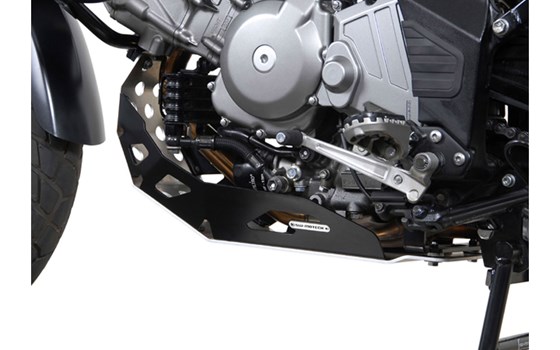 Motorschutz. Schwarz/Silbern. Suzuki DL 650 V-Strom (04-10). - Bild 3