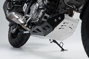 Motorschutz. Schwarz/Silbern. Suzuki DL650 (11-) / XT (15-).