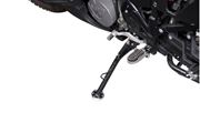 Seitenständerfuß-Verbreiterung. Schwarz/Silbern. KTM- / Husqvarna-Modelle (06-).