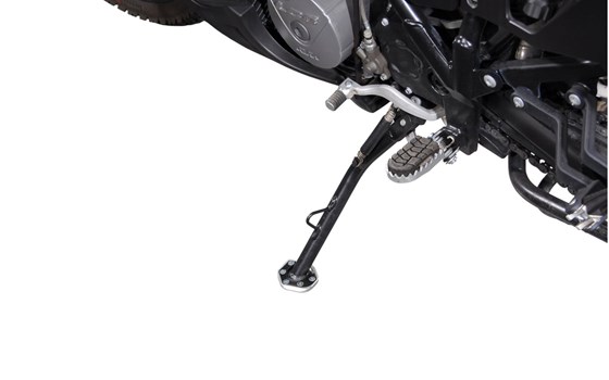 Seitenständerfuß-Verbreiterung. Schwarz/Silbern. KTM- / Husqvarna-Modelle (06-). - Bild 1