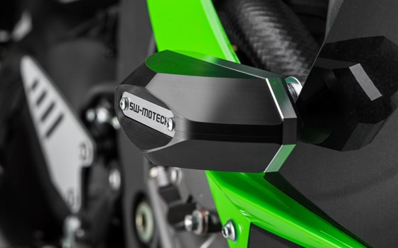 Sturzpad-Kit. Schwarz. Kawasaki Ninja ZX-6R 636 (13-23). - Bild 2