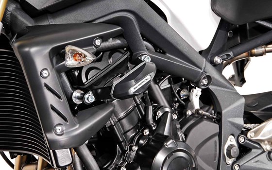 Sturzpad-Kit. Schwarz. Triumph Street Triple 675 (07-12). - Bild 2