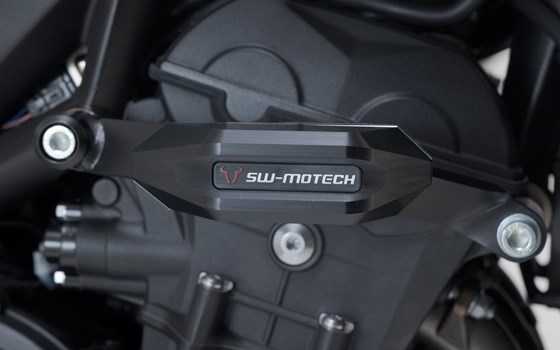 Sturzpad-Kit. Schwarz. Triumph Street Triple (12-) / Rx (15-). - Bild 2