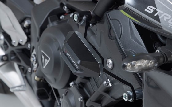 Sturzpad-Kit. Schwarz. Triumph Street Triple (12-) / Rx (15-). - Bild 4
