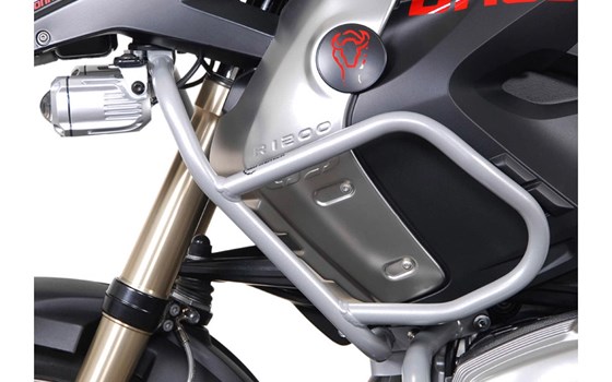 Oberer Sturzbügel. Silbern. BMW R1200GS (08-12). Nur i. V. m. SW-SBL. - Bild 2