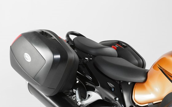 EVO Kontur-Kofferträger. Schwarz. Suzuki GSX 1300 R Hayabusa (08-20). - Bild 1