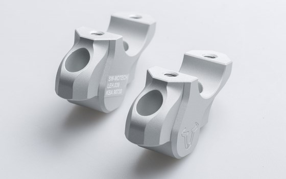 Lenkerverlegung. H=32 mm. Verlegung um 20 mm. Silbern. BMW-Modelle. - Bild 1