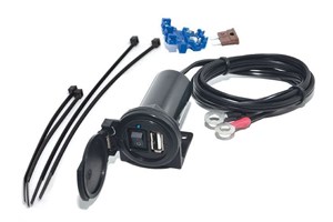 USB Steckdose mit On/Off-Schalter für BMW R1200GS (04-12), R1200GS Adv (05-13) & HP2