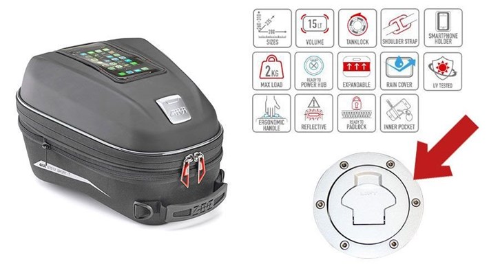 Tankrucksack ST612 für BMW R1200ST Tankrucksack ST612 für BMW R1200ST