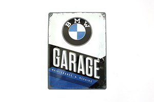 Blechschild BMW - Garage für BMW K1200R & K1200R Sport