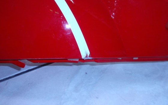 Sym Mio 50 Verkleidung rechts hinten rot - Bild 2