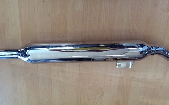 TRIUMPH Bonneville Originalauspuff T2201552 links - Bild 1 TRIUMPH Bonneville Originalauspuff T2201552 links - Bild 1