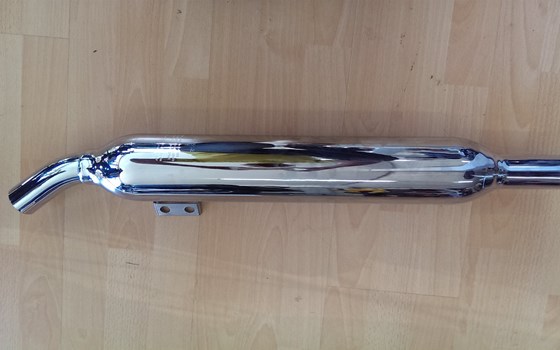 TRIUMPH Bonneville Originalauspuff T2201552 links - Bild 2 TRIUMPH Bonneville Originalauspuff T2201552 links - Bild 2