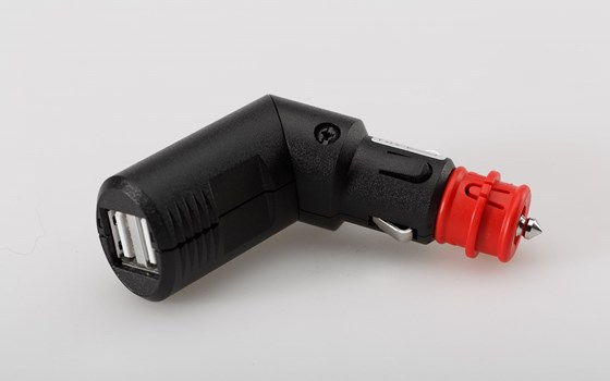 USB-Doppel-Ladebuchse mit Universalstecker. Für Zigarettenanzün. / KFZ-Steckd. 2x2100 mA. 12V. - Bild 3 USB-Doppel-Ladebuchse mit Universalstecker. Für Zigarettenanzün. / KFZ-Steckd. 2x2100 mA. 12V. - Bild 3