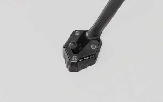 Seitenständerfuß-Verbreiterung. Schwarz/Silbern. MT-07/Trac/MotoCage,XSR700,YZF-R7 - Bild 3