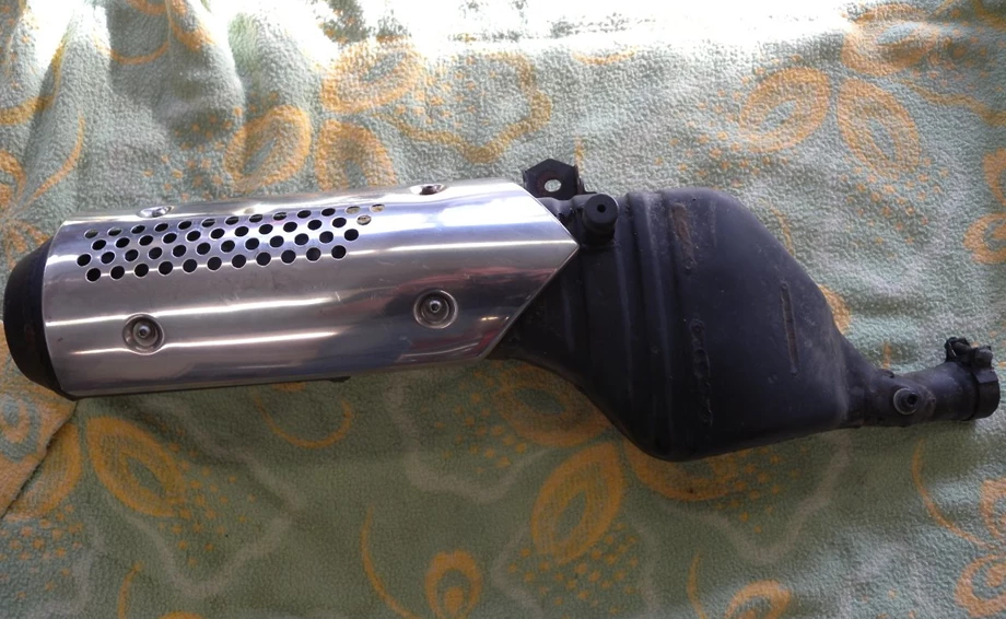 XTZ660 Auspuffendtopf Bild 1: XTZ660 Auspuffendtopf