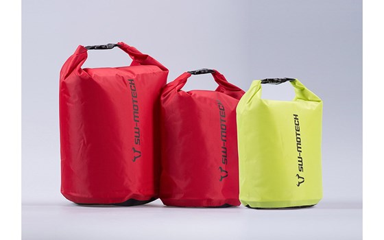 Drypack Packsack-Set. 4/8/13 l. Gelb/Rot. Wasserdicht. - Bild 1