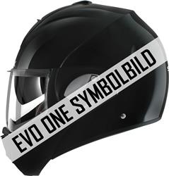 SHARK EVO-ONE Blank schwarz M SHARK EVO-ONE Blank schwarz M