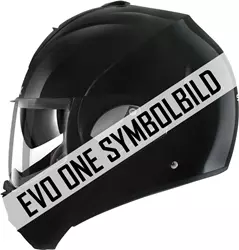 SHARK EVO-ONE Blank schwarz XS SHARK EVO-ONE Blank schwarz XS