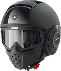 SHARK RAW DUAL BLACK matt schwarz/schwarz M SHARK RAW DUAL BLACK matt schwarz/schwarz M