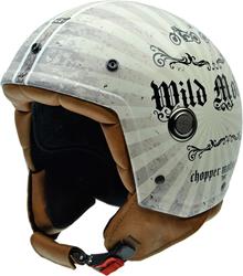 HELIX TONUP WILD MOTORS Jethelm weiss/deco XS HELIX TONUP WILD MOTORS Jethelm weiss/deco XS