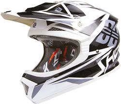 SHOT FURIOUS FUSION Helm mit DD sw./grau/weiss XL SHOT FURIOUS FUSION Helm mit DD sw./grau/weiss XL