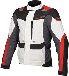 MACNA MENTOR Textiljacke hellgrau/rot/sw. 4XL MACNA MENTOR Textiljacke hellgrau/rot/sw. 4XL