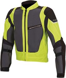 MACNA SUNRISE Mesh/Textiljacke schwarz/neon gelb XL MACNA SUNRISE Mesh/Textiljacke schwarz/neon gelb XL