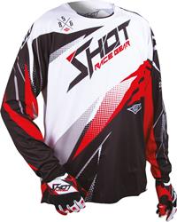 SHOT CONTACT MAGNETIC Jersey sw./rot/weiss XL SHOT CONTACT MAGNETIC Jersey sw./rot/weiss XL