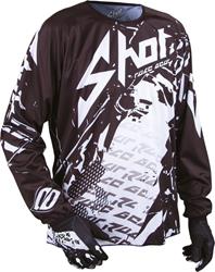SHOT DEVO LOAD Jersey schwarz/weiss L