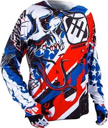 SHOT FREEGUN CONTACT US Jersey rot/blau/weiss M SHOT FREEGUN CONTACT US Jersey rot/blau/weiss M