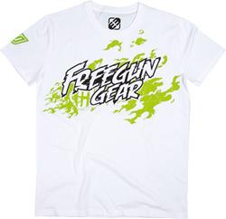 SHOT FREEGUN GRUNGE T-Shirt weiss/grün XL SHOT FREEGUN GRUNGE T-Shirt weiss/grün XL