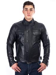 BELO FIELD Lederjacke schwarz 3XL BELO FIELD Lederjacke schwarz 3XL