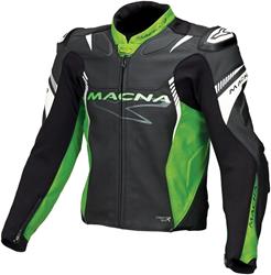 MACNA BLAST Lederjacke schwarz/grün 54 MACNA BLAST Lederjacke schwarz/grün 54