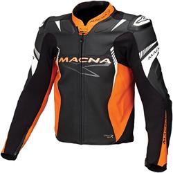 MACNA BLAST Lederjacke schwarz/orange 50 MACNA BLAST Lederjacke schwarz/orange 50