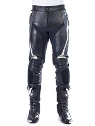 BELO STRADA Lederhose schwarz/silber 58 BELO STRADA Lederhose schwarz/silber 58