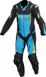 MACNA BLAST Lederkombi 1-teilig blau/gelb/schwarz 54 MACNA BLAST Lederkombi 1-teilig blau/gelb/schwarz 54