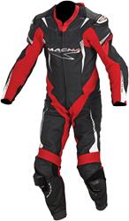 MACNA BLAST Lederkombi 1-teilig schwarz/rot 52 MACNA BLAST Lederkombi 1-teilig schwarz/rot 52