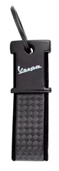 VESPA Schlüsselanhänger Carbon schwarz/carbon VESPA Schlüsselanhänger Carbon schwarz/carbon