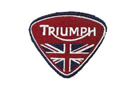 Triumph Union Flag Triangle Patch