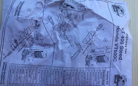 HONDA Shadow Fussrastenanlage - Bild 2 HONDA Shadow Fussrastenanlage - Bild 2