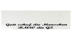 Aufkleber Gott GS für BMW R 100 Modelle