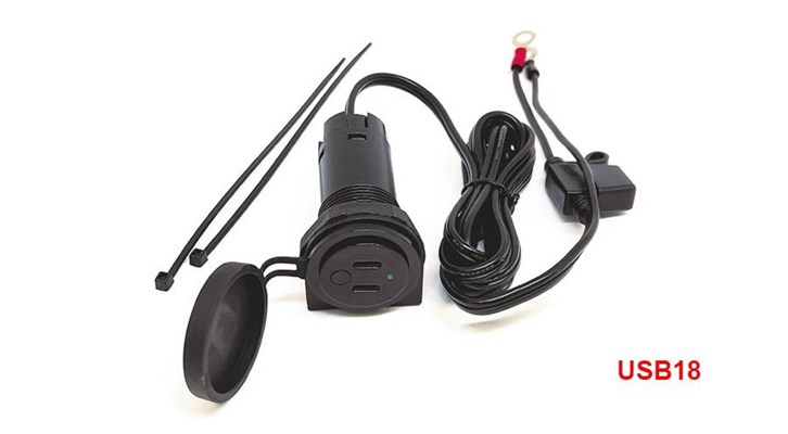 USB Twin Bordsteckdose (USB-C) für BMW K1200R & K1200R Sport USB Twin Bordsteckdose (USB-C) für BMW K1200R & K1200R Sport